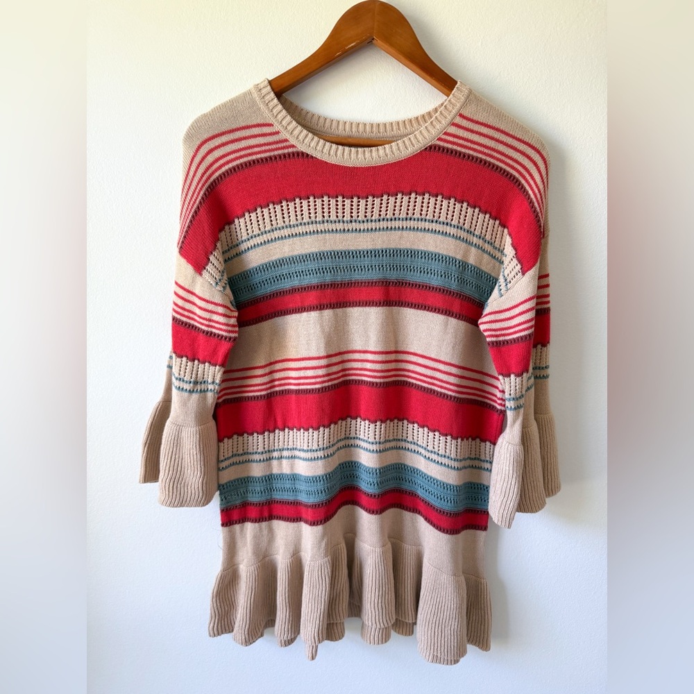 Striped Knit Sweater